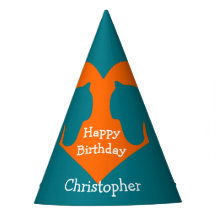 Blauwe en Oranje gepersonaliseerde paarden