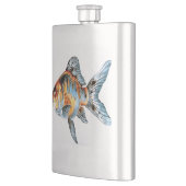 Blauwe en Oranje goudvis Flacon (Links)