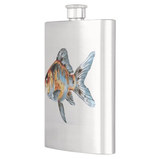 Blauwe en Oranje goudvis Flacon (Links)