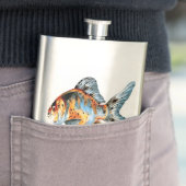 Blauwe en Oranje goudvis Flacon (Voorbeeld)