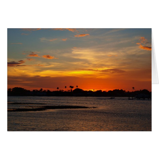 Blauwe en oranje kristalhemel (Voorkant Horizontaal)