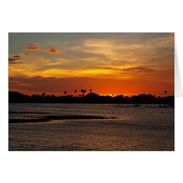 Blauwe en oranje kristalhemel (Voorkant Horizontaal)