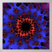 Blauwe en Oranje ogen Poster (Voorkant)