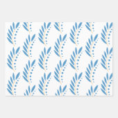 Blauwe en Oranje platte vellen vellen (Voorkant 3)