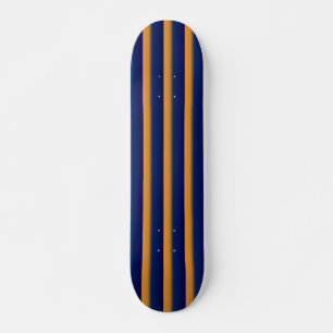 Blauwe en Oranje streep Persoonlijk Skateboard