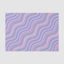 Blauwe en Oranje Wavy Lines