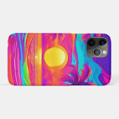 Blauwe en Oranje zonsondergang Case-Mate iPhone Case (Achterkant (horizontaal))