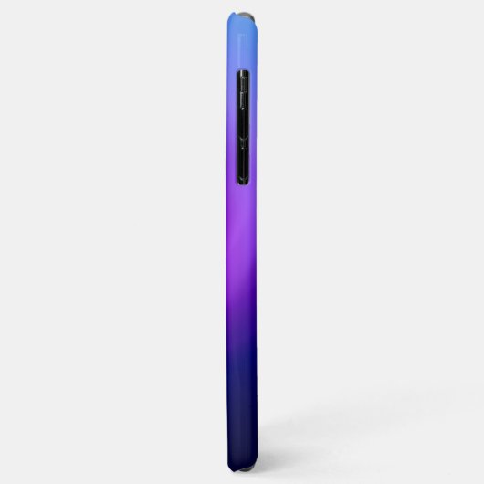 Blauwe en Paarse Abstracte achtergrond Case-Mate iPhone Case (Achterkant/links)