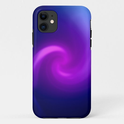 Blauwe en Paarse Abstracte Achtergrond Case-Mate iPhone Case (Achterkant)