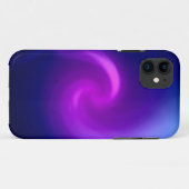Blauwe en Paarse Abstracte Achtergrond Case-Mate iPhone Case (Achterkant (horizontaal))