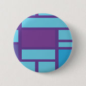 Blauwe en Paarse abstracte Button (Voorkant)