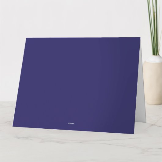 Blauwe en paarse abstracte vormen vloeien samen in kaart (Achterkant)