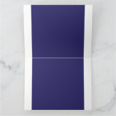 Blauwe en paarse abstracte vormen vloeien samen in kaart (Binnen)