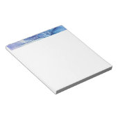 Blauwe en Paarse alcoholinkt Vloeibare Abstracte k Notitieblok (Schuin)