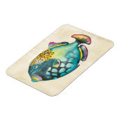 Blauwe en Paarse aquariumvis Magneet (Linkerzijde)