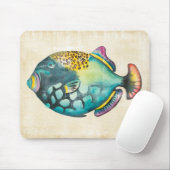 Blauwe en Paarse aquariumvis Muismat (Met muis)