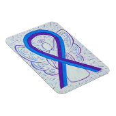 Blauwe en Paarse bewustwording Magneet (Rechterzijde)