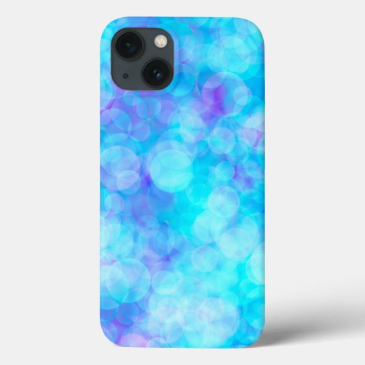 Blauwe en Paarse Bokeh Bubbles Case-Mate iPhone Case (Achterkant)