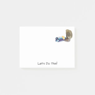 Blauwe en Paarse Deken, de Laarzen van de Cowboy Post-it® Notes