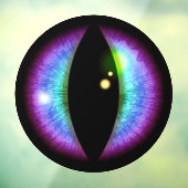 Blauwe en Paarse dragons Oogoog Raamsticker (Vel 3)