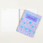 Blauwe en Paarse Floral Planner (Display)