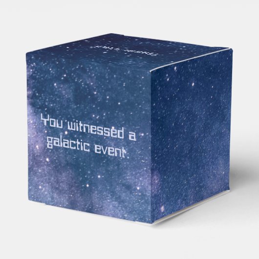 Blauwe en Paarse galaxy Wedding Bedankdoosjes (Achterkant)
