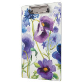 Blauwe en Paarse gemengde tuin Klembord (Links)