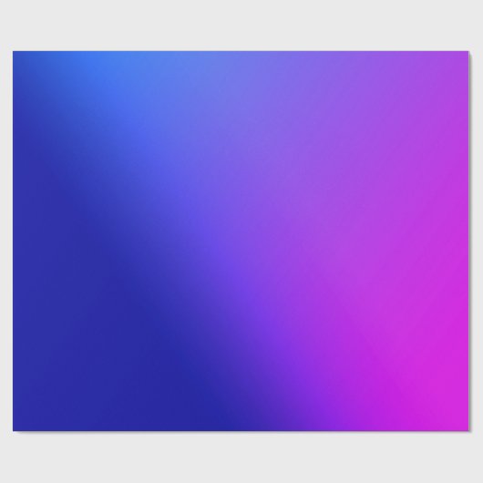  blauwe en Paarse gradiënt Cadeaupapier (Vlak)