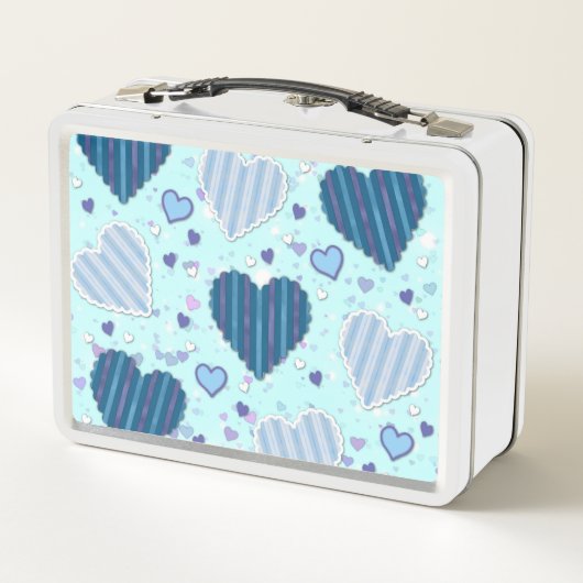 Blauwe en Paarse harten (Achterkant)