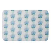 Blauwe en Paarse hydrangea Badmat (Voorkant)