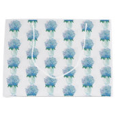 Blauwe en Paarse hydrangea Groot Cadeauzakje (Voorkant)