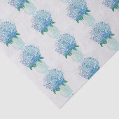 Blauwe en Paarse hydrangea Tissuepapier (Detail)