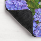 Blauwe en Paarse hydrangeas Muismat (Hoek)