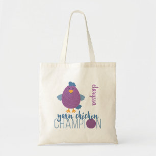 Blauwe en Paarse kippen Tote Bag