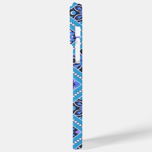 BLAUWE EN PAARSE MANDALPATRONEN Case-Mate iPhone CASE (Achterkant / Links)