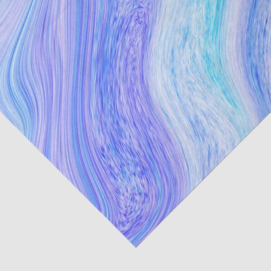 Blauwe en Paarse marmer Tissuepapier (Detail)