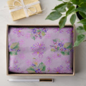 Blauwe en Paarse Pansies Tissuepapier (Geschenk)
