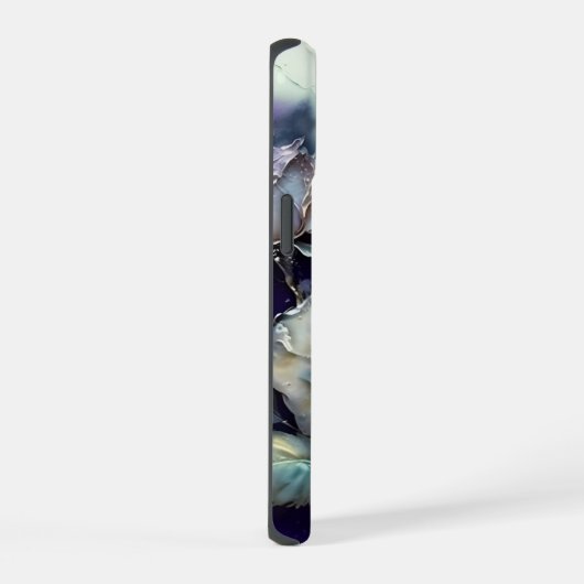 Blauwe en Paarse Rozen iPhone 15 Case (Rechterkant)