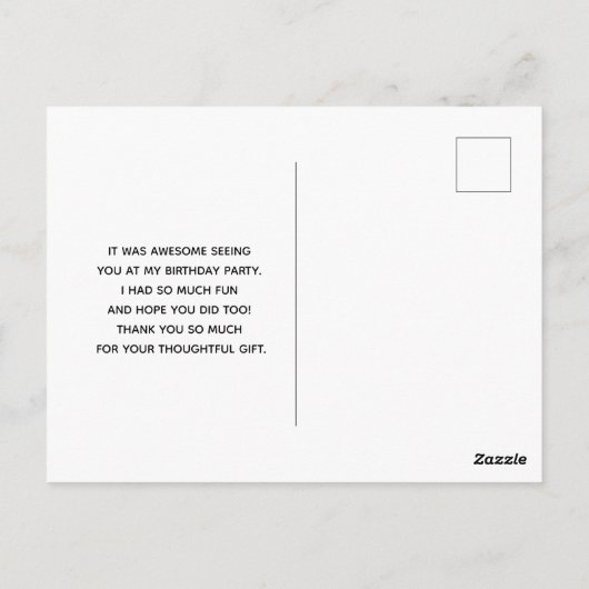 Blauwe en Paarse ruimte en sterren Modern Agate Ha Briefkaart (Achterkant)