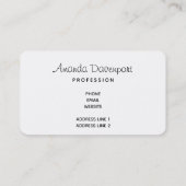 Blauwe en Paarse ruimte en sterren Modern Agate Visitekaartje (Achterkant)