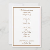 Blauwe en Paarse schelpen bruiloft uitnodigingen (Achterkant)