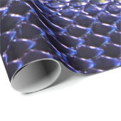 Blauwe en paarse snakeskin cadeaupapier (Rol Hoek)