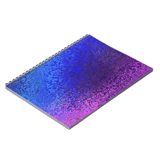 Blauwe en Paarse spiraalvormige Multomap Notitieboek (Linkerzijde)