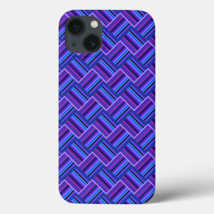 Blauwe en paarse strepen Hoesje-Mate iPhone cas Case-Mate iPhone Case