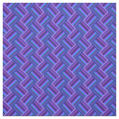 Blauwe en paarse strepen stof (Swatch)