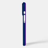 Blauwe en paarse strepen van snoep Case-Mate iPhone case (Achterkant / Links)