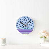 Blauwe en Paarse Tijd voor Fun Ronde Klok (Huis)