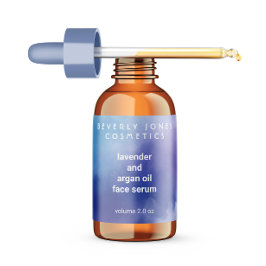 Blauwe en Paarse waterverf druppelflesetiket Labels