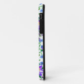 Blauwe en Paarse Waterverf tuinbloemen Case-Mate iPhone Case (Achterkant/links)