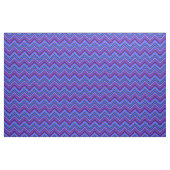 Blauwe en paarse zigzagstroken stof (Yard (91,4 cm))
